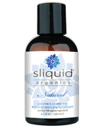 Sliquid Organics natural intimate lubricant bottle on a white background