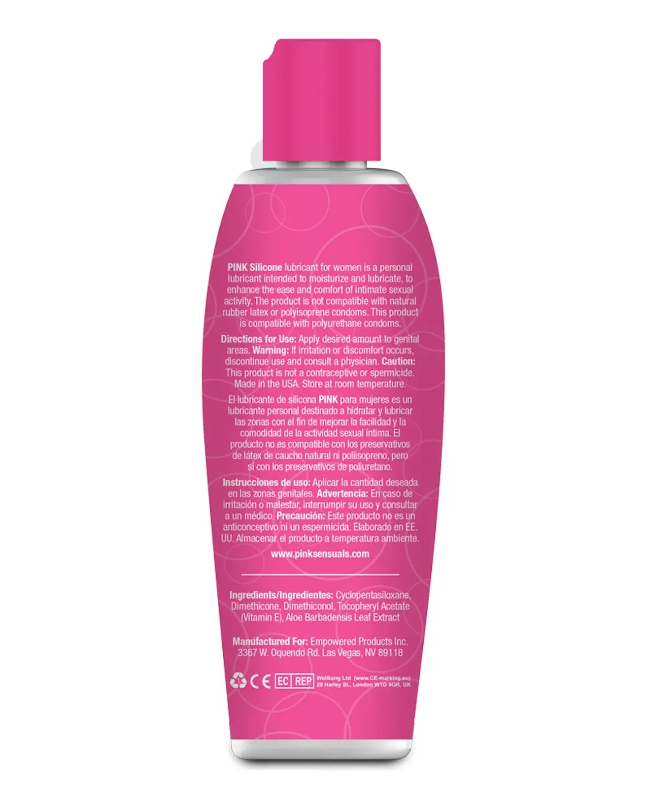 Pink Silicone Lube Pink