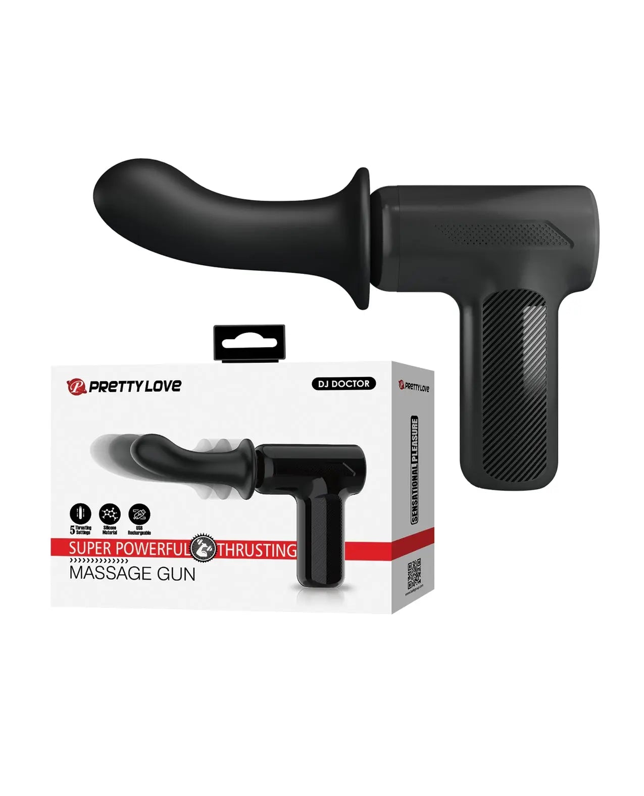 Pretty Love DJ Doctor Thrusting Gun Massager Pretty Love