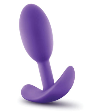 Blush Luxe Wearable Vibra Slim Plug Small analy toy in purple