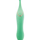 Blush Novelties Blush Stella 7 Inch Dual-Ended Clitoral G-Spot Vibrating Wand With Precision Stimulation | Green