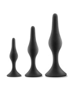 Blush Anal Adventures Platinum Silicone Beginner Plug Kit Anal Adventures
