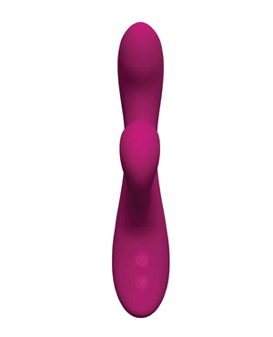 Blush Novelties Blush Quinn Rabbit Vibrator - Burgundy Blush Novelties
