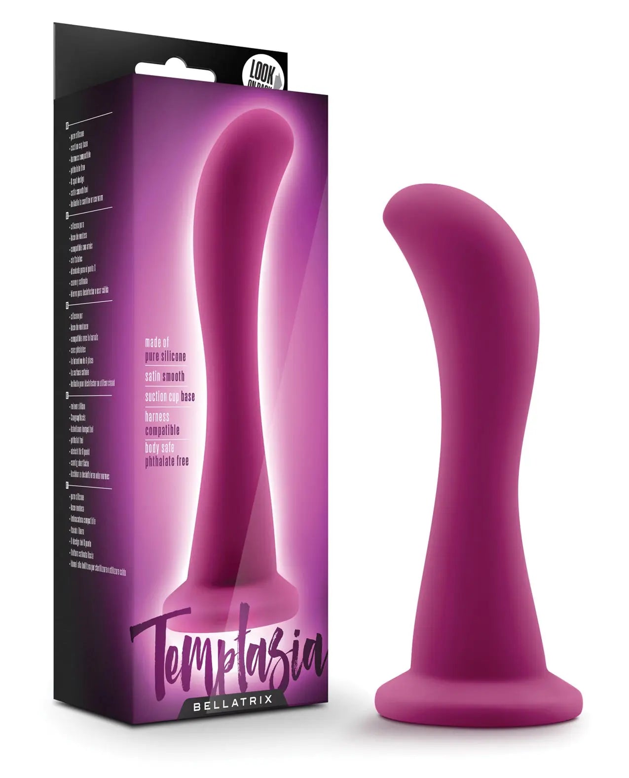 Blush Temptasia Bellatrix Dildo in Plum