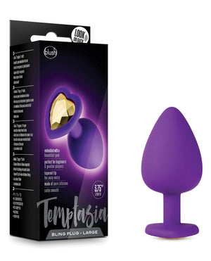 Blush Temptasia Bling Plug w/Gem Small