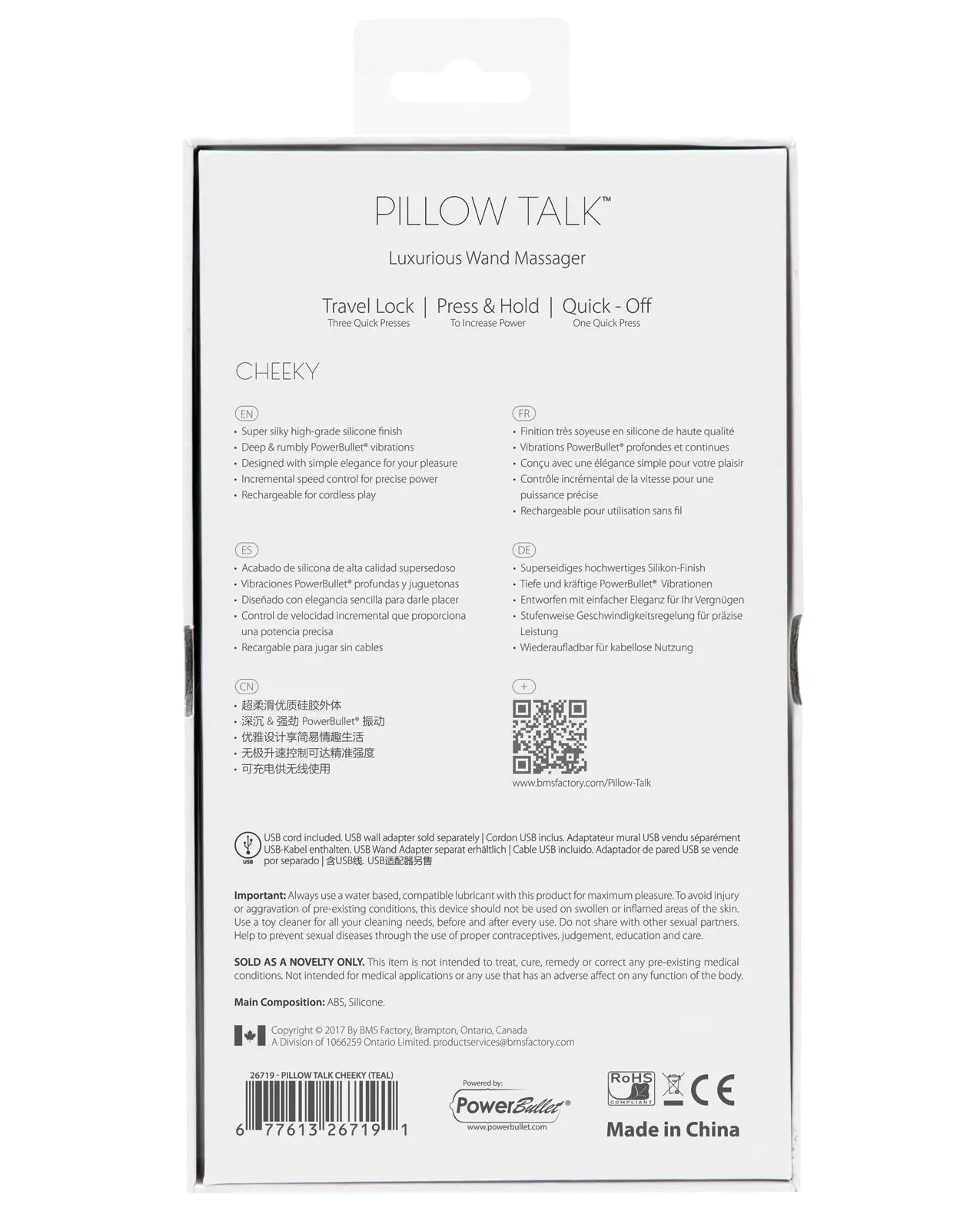 Pillow Talk Cheeky Wand Pillow Talk