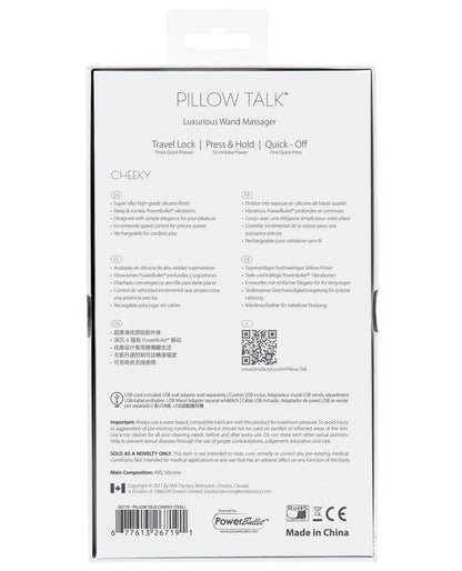 Pillow Talk Cheeky Wand Pillow Talk