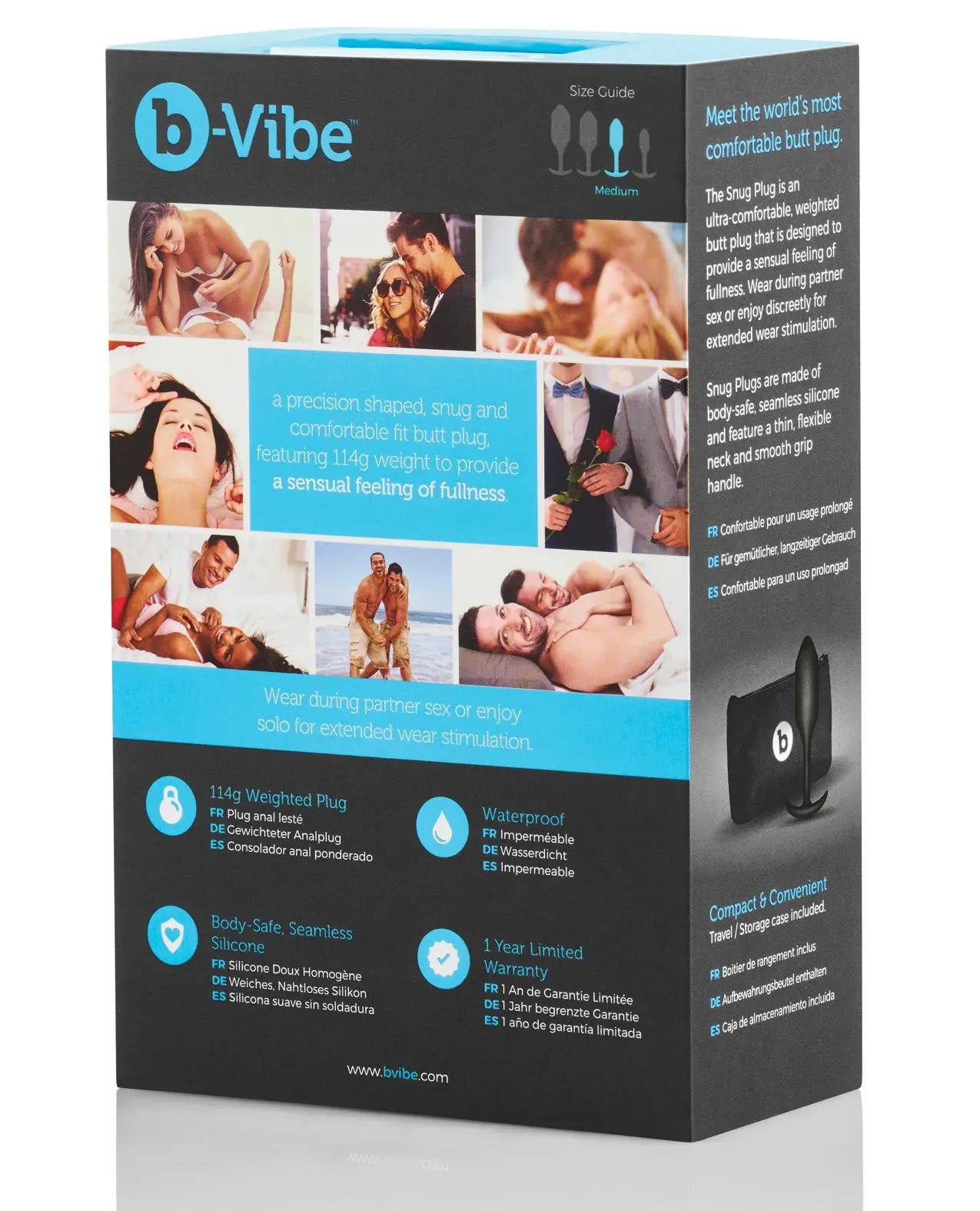 b-Vibe Weighted Snug Plug 2 - 114g b-vibe