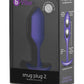 Box of b-Vibe snug anal plug 2 on a white background