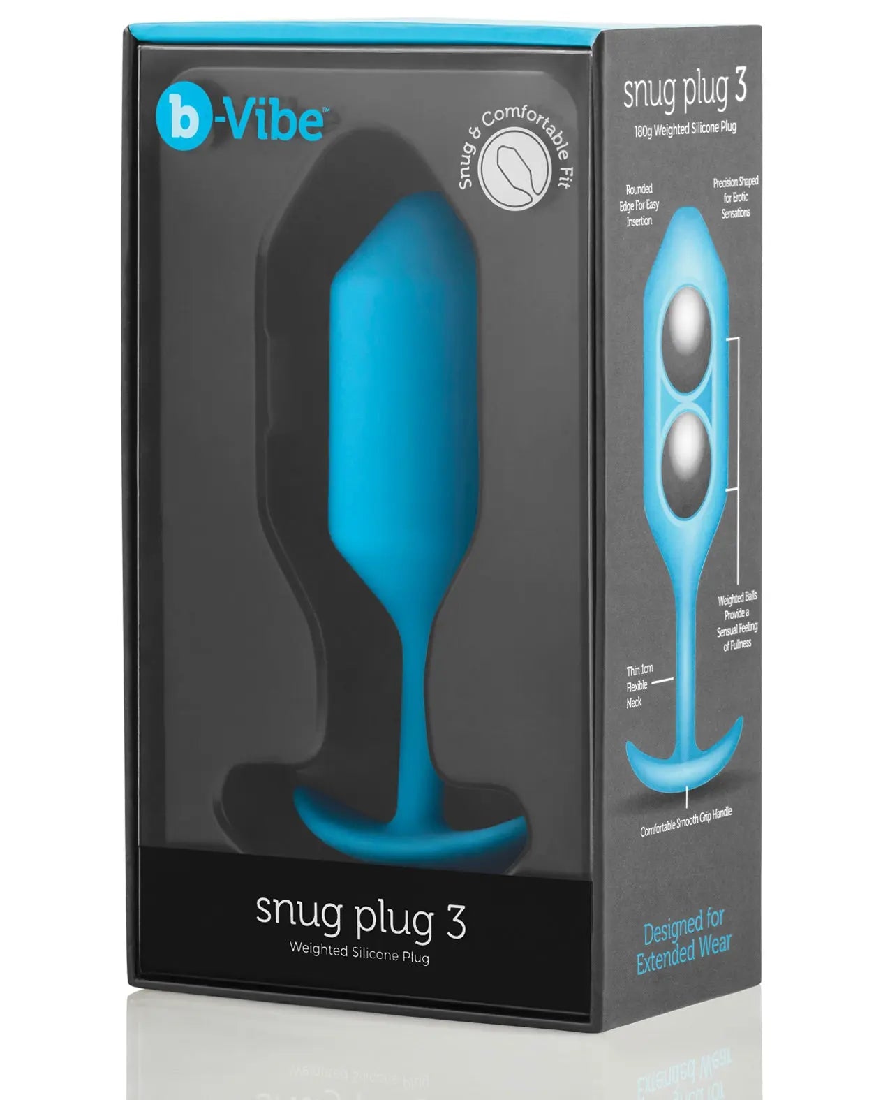 b-Vibe Weighted Snug Plug 3 - 180g b-vibe