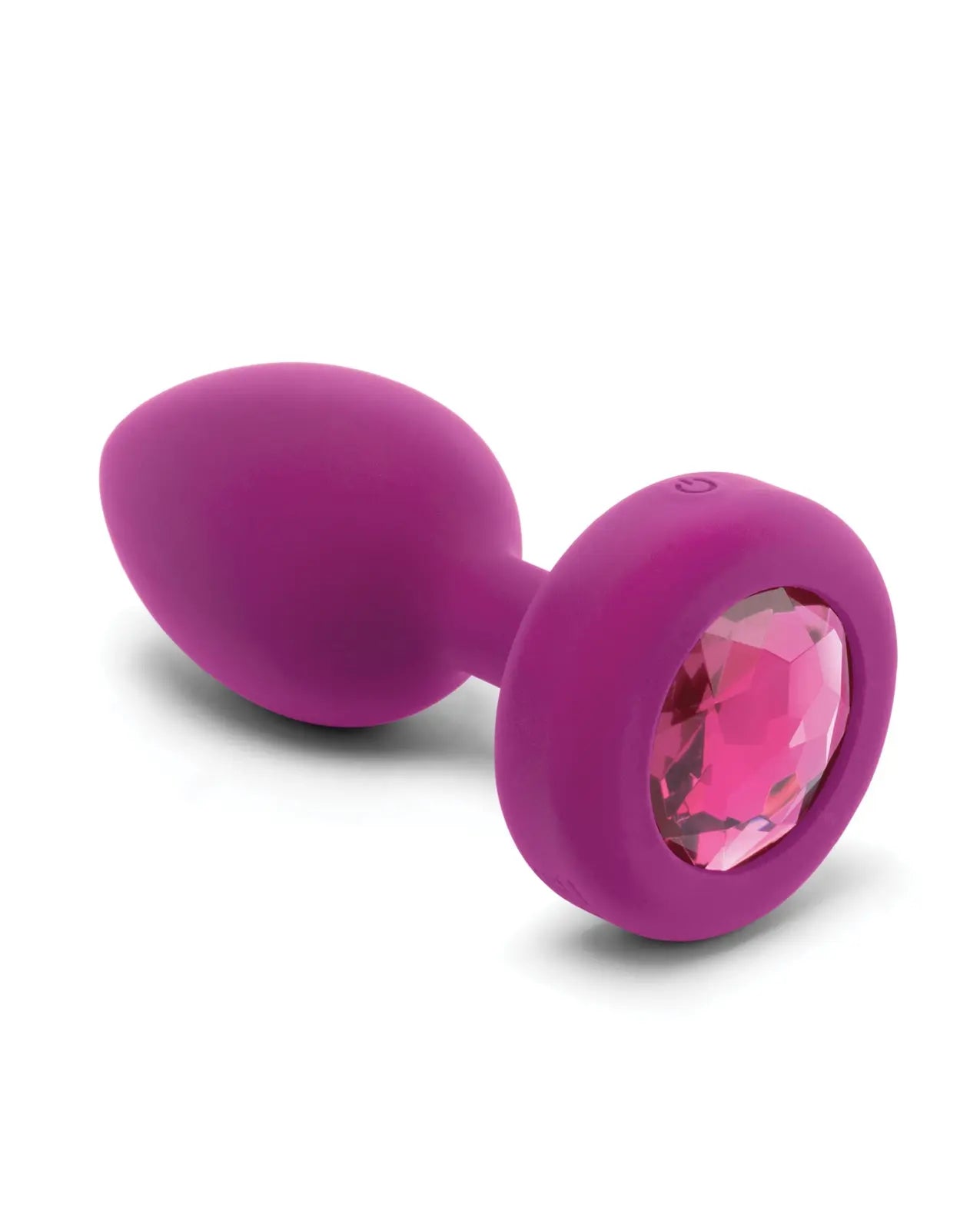 b-Vibe Remote Control Vibrating Jewel Plug (S/M) - Fuchsia b-vibe