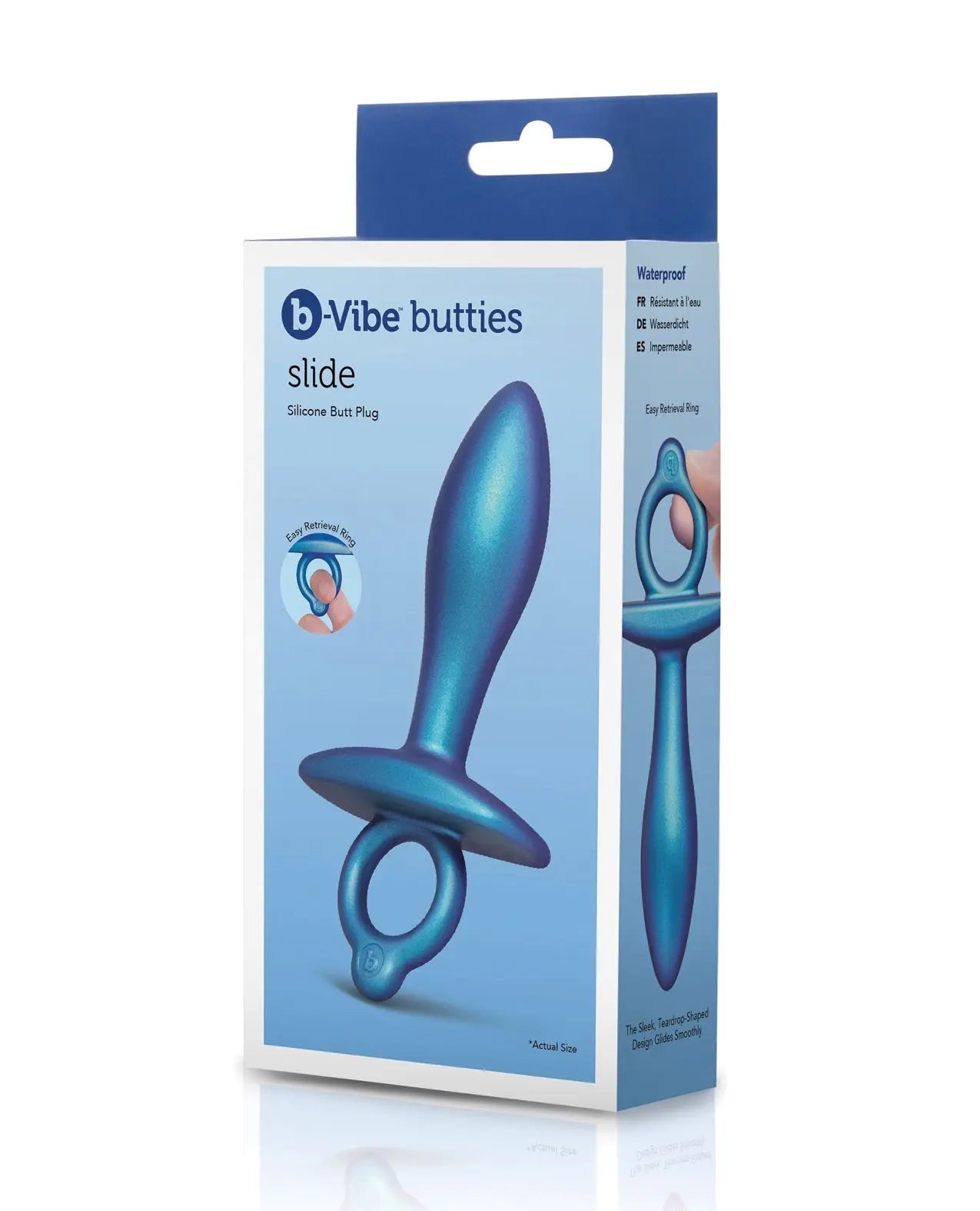 b-Vibe Slide Silicone Butt Plug b-vibe