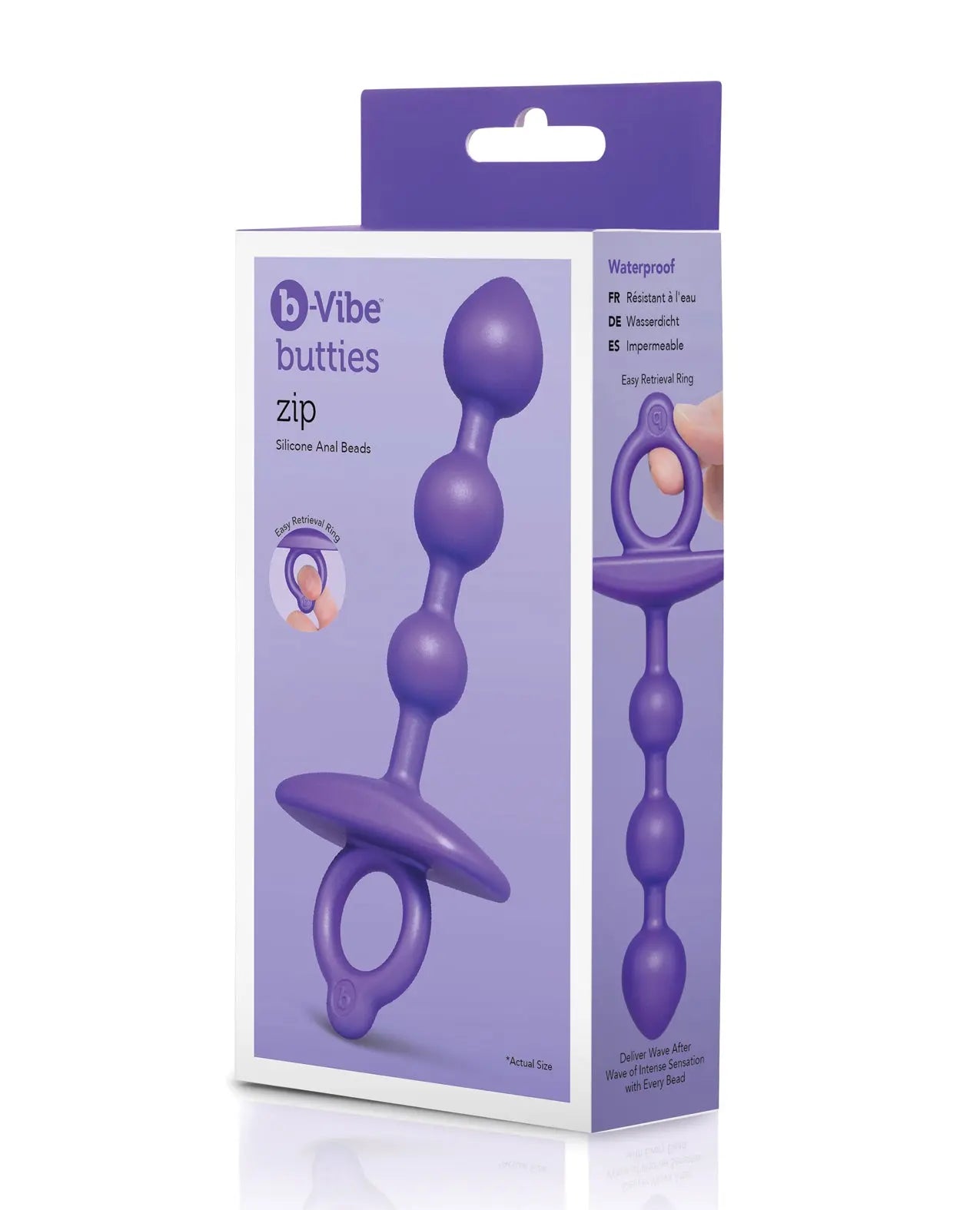 b-Vibe Zip Silicone Anal Beads b-vibe