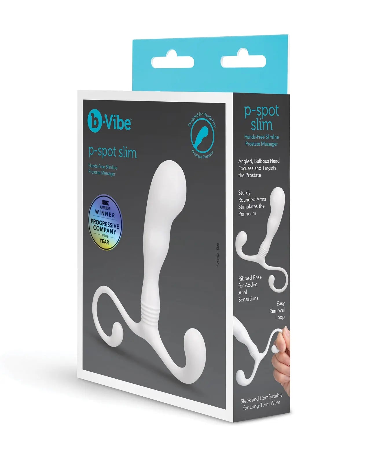 b-vibe P-Spot Slim Hands-Free Slimline Prostate Massager b-vibe