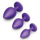 b-vibe Jeweled Butties Bundle 3-Piece Anal Training Set b-vibe