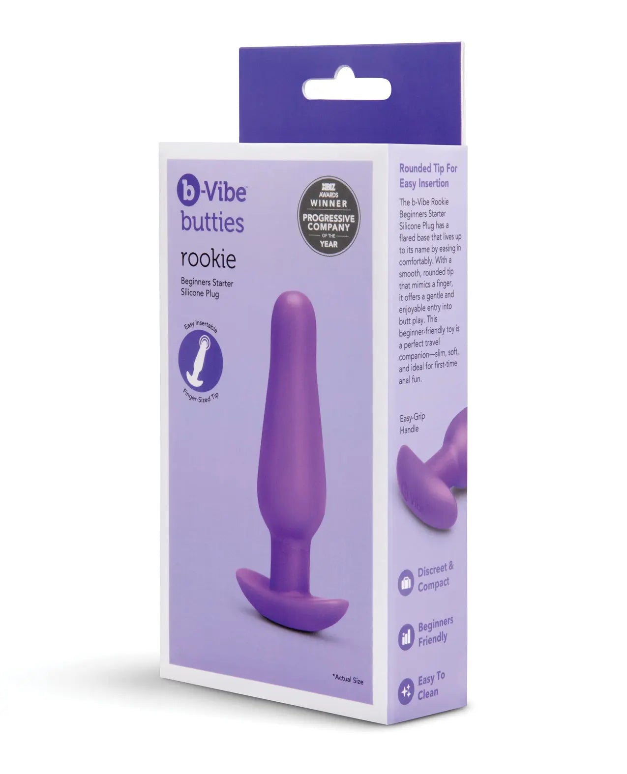 b-vibe Rookie Beginners Starter Silicone Plug b-vibe