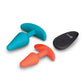 b-vibe Anal Training Bundle 2-Piece Set Includes Beginner Plug & Rechargeable Vibrating Plug with Remote b-vibe