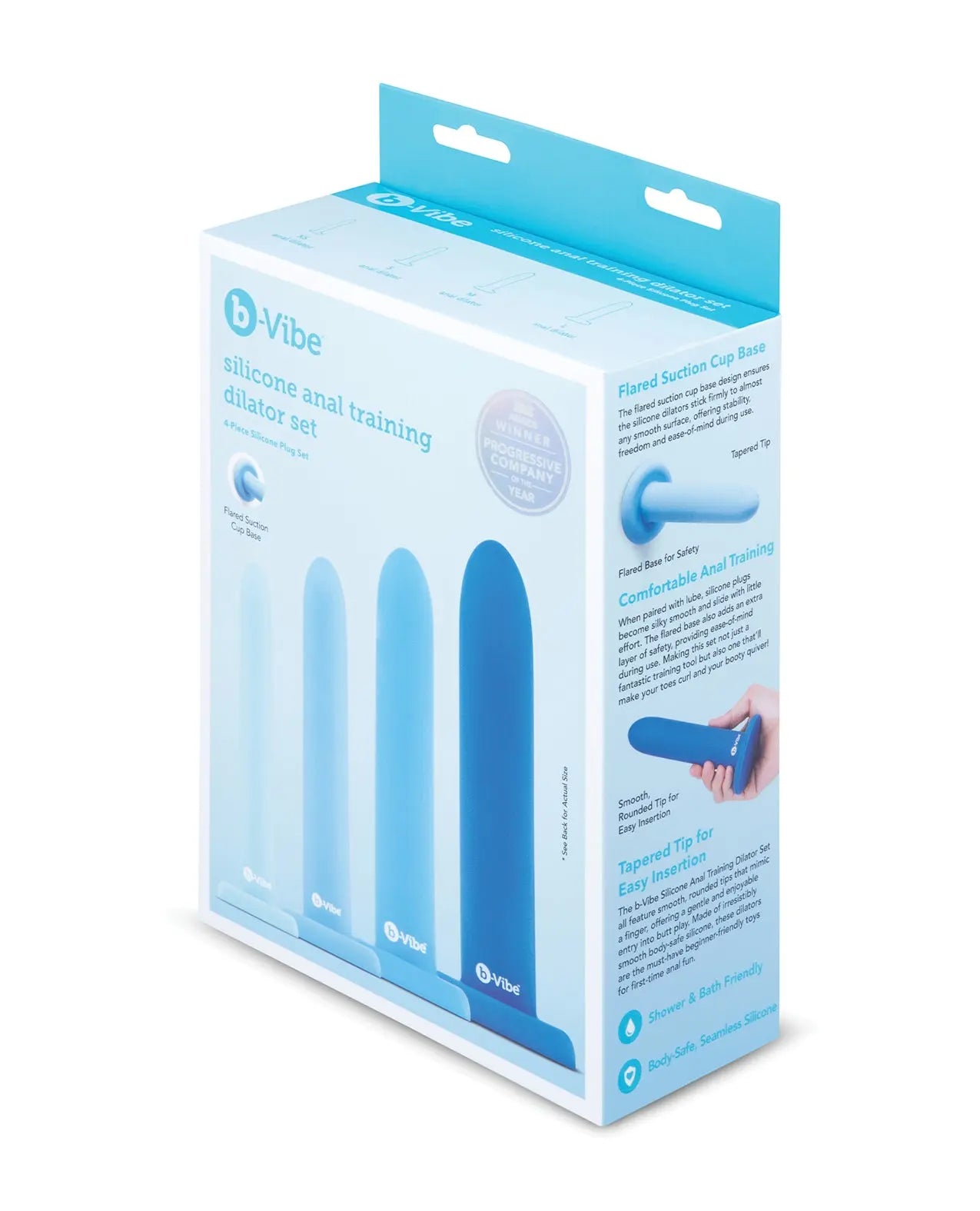 b-Vibe Silicone Anal Training Dilator Set b-vibe