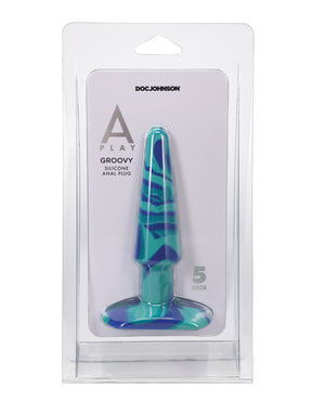 A-Play A Play 5" Groovy Silicone Anal Plug