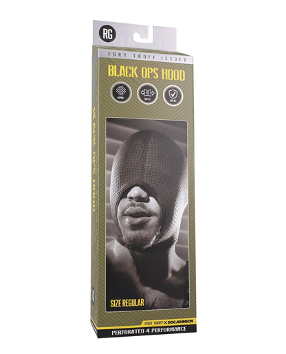Fort Troff Black Ops Hood - Regular, Black Fort Troff