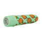 GoodHead Buzz Buddies 5 inch vibe in Peaches design, close-up of base end showing push-button vibration control
