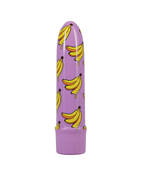 GoodHead Buzz Buddies 5 inch vibe in Bananas design, bare device, no packaging shown