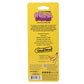 GoodHead Buzz Buddies 5 inch vibe in Bananas design, shown on its retail blister-card packaging back panel listing features