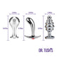 Dr. Tush's Tools of Temptation Medium metal anal plug set