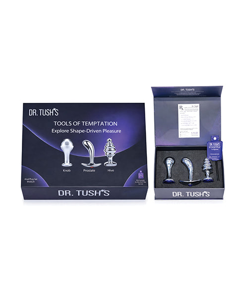 Dr. Tush's Tools of Temptation Medium metal plug trio alternate view