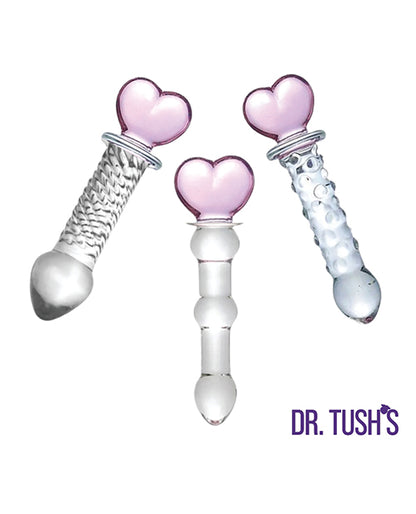 Dr. Tush's Hearts of Pleasure Collection Anal Plug Set