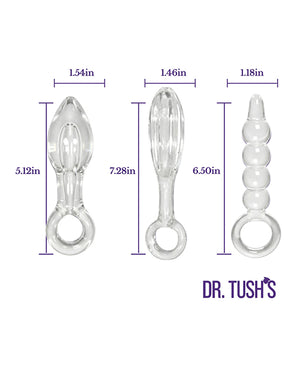 Dr. Tush's Halo of Pleasure Collection Anal Plug Set