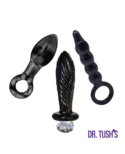Dr. Tush's Dark Curiosity Collection Anal Plug Set