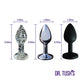 Dr. Tush's First Step Collection Anal Plug Set (Glass, Metal & Silicone)