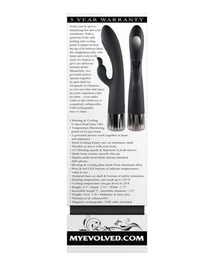 Evolved Heat Up & Chill G-Spot Rabbit
