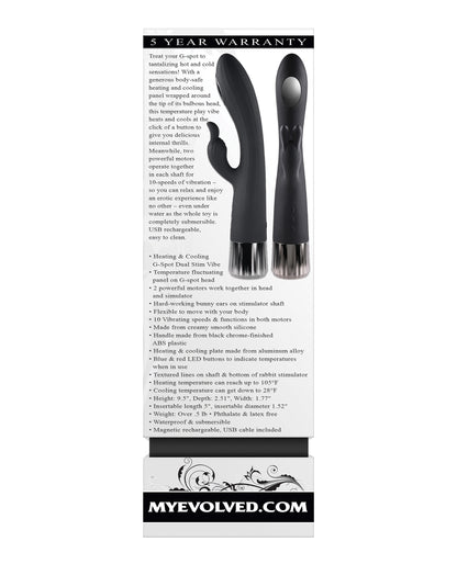 Evolved Heat Up & Chill G-Spot Rabbit