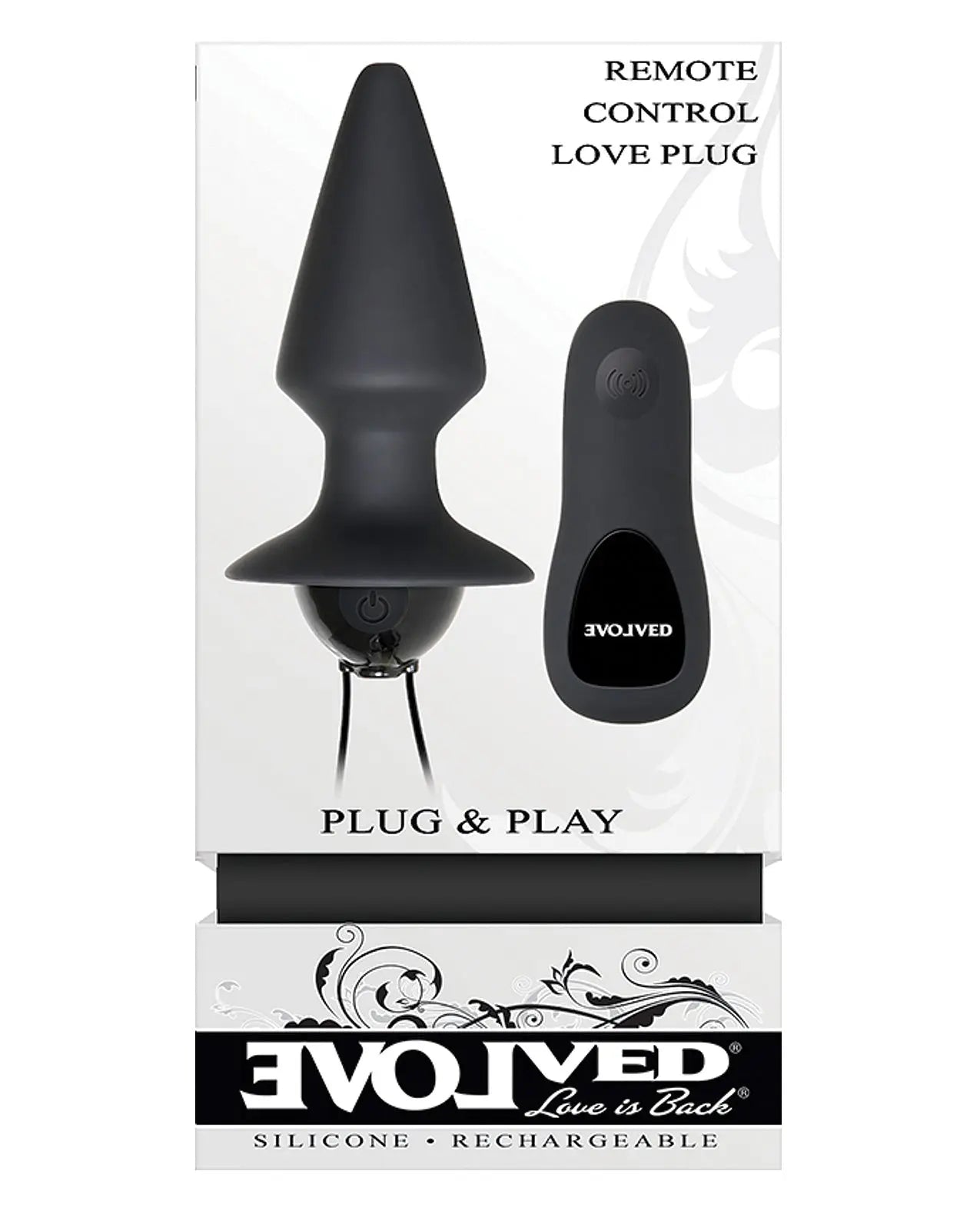 Evolved Plug & Play Remote Anal Plug Evolved