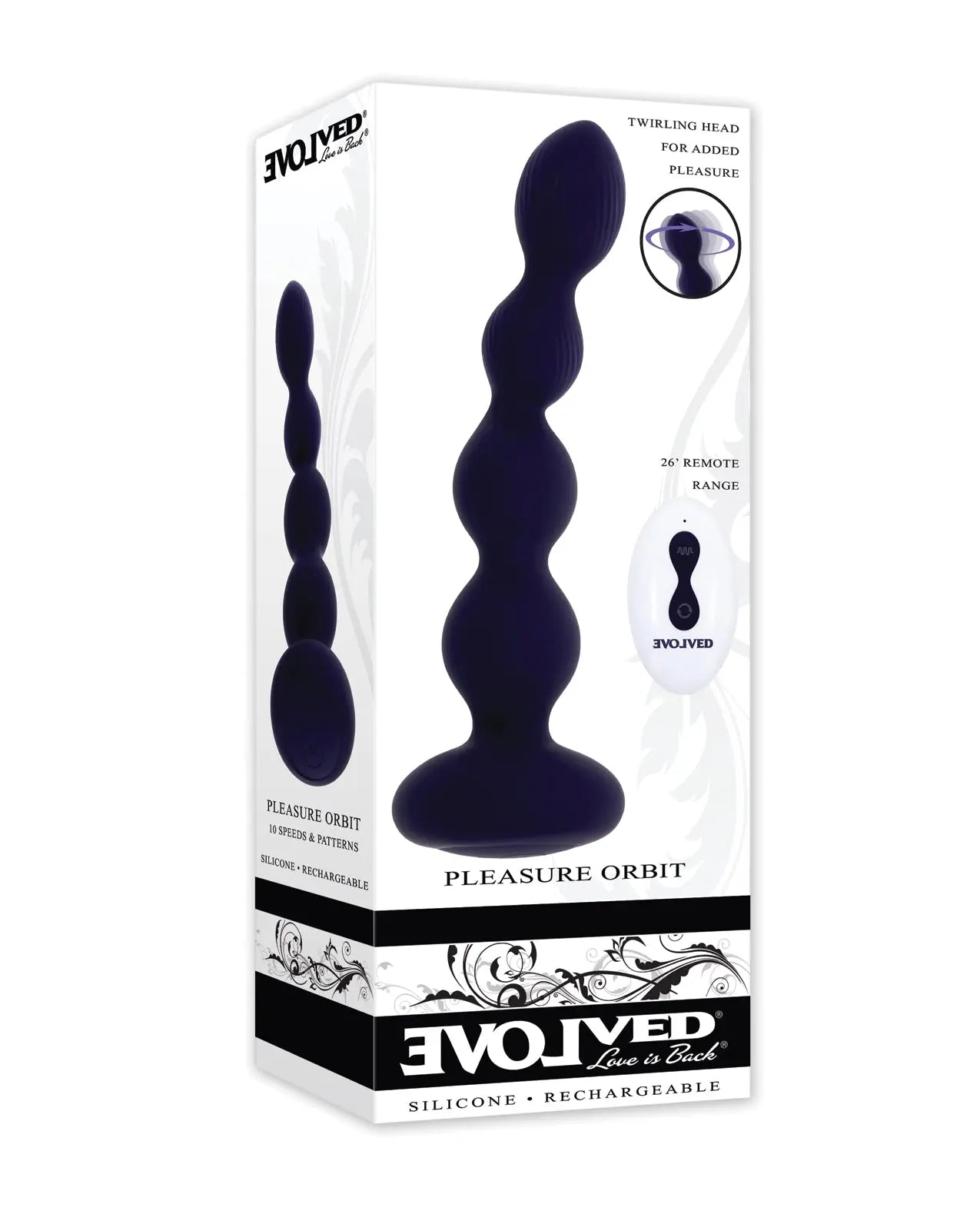 Evolved Pleasure Orbit Remote Controlled Anal Vibe Evolved
