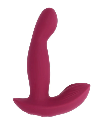 Evolved Come On Over Stimulator with Remote Control - Burgundy Evolved