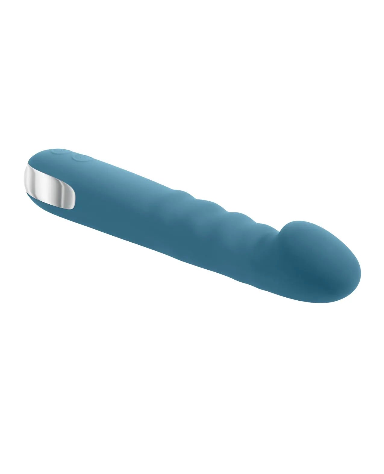 Evolved Queen of All Trades Thrusting & Rotating Vibrator - Teal Evolved
