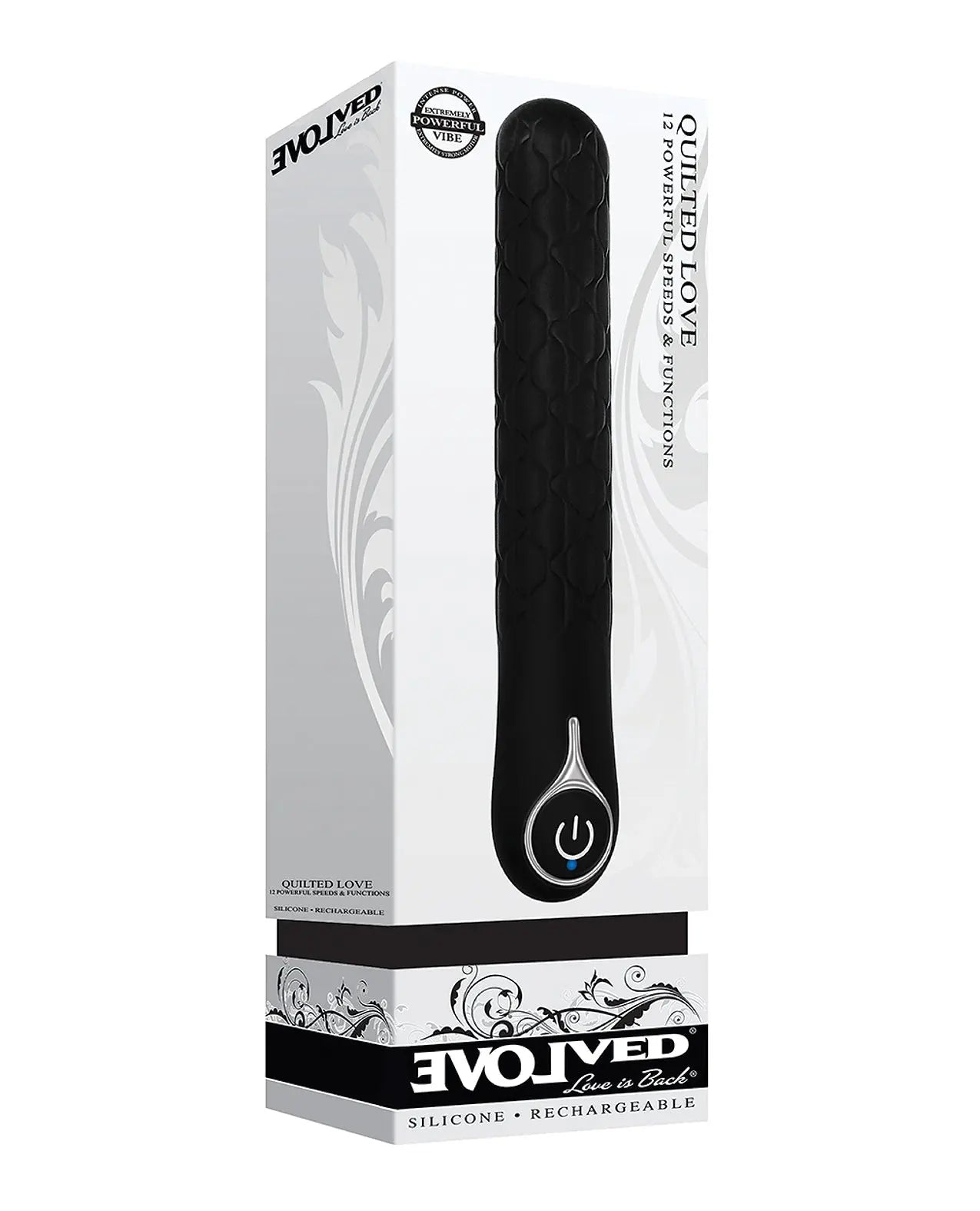 Evolved Quilted Love Rechargeable Vibrator Evolved