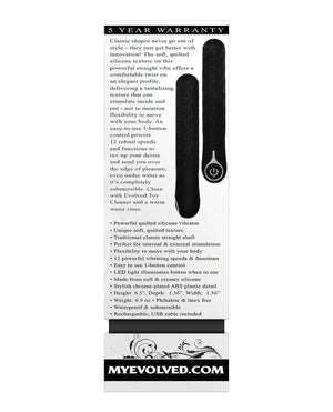 Evolved Quilted Love Rechargeable Vibrator Evolved
