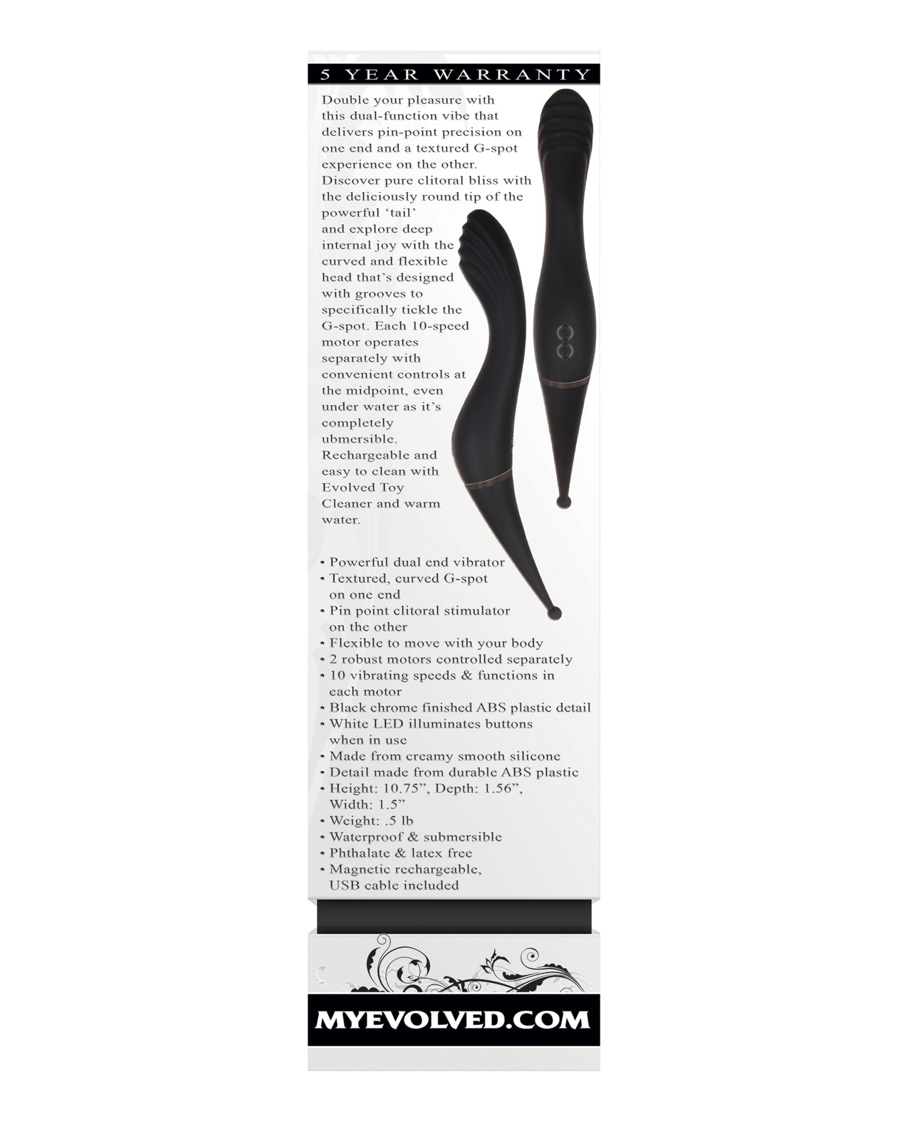 Evolved Tantalizing Teaser Dual End Vibrator