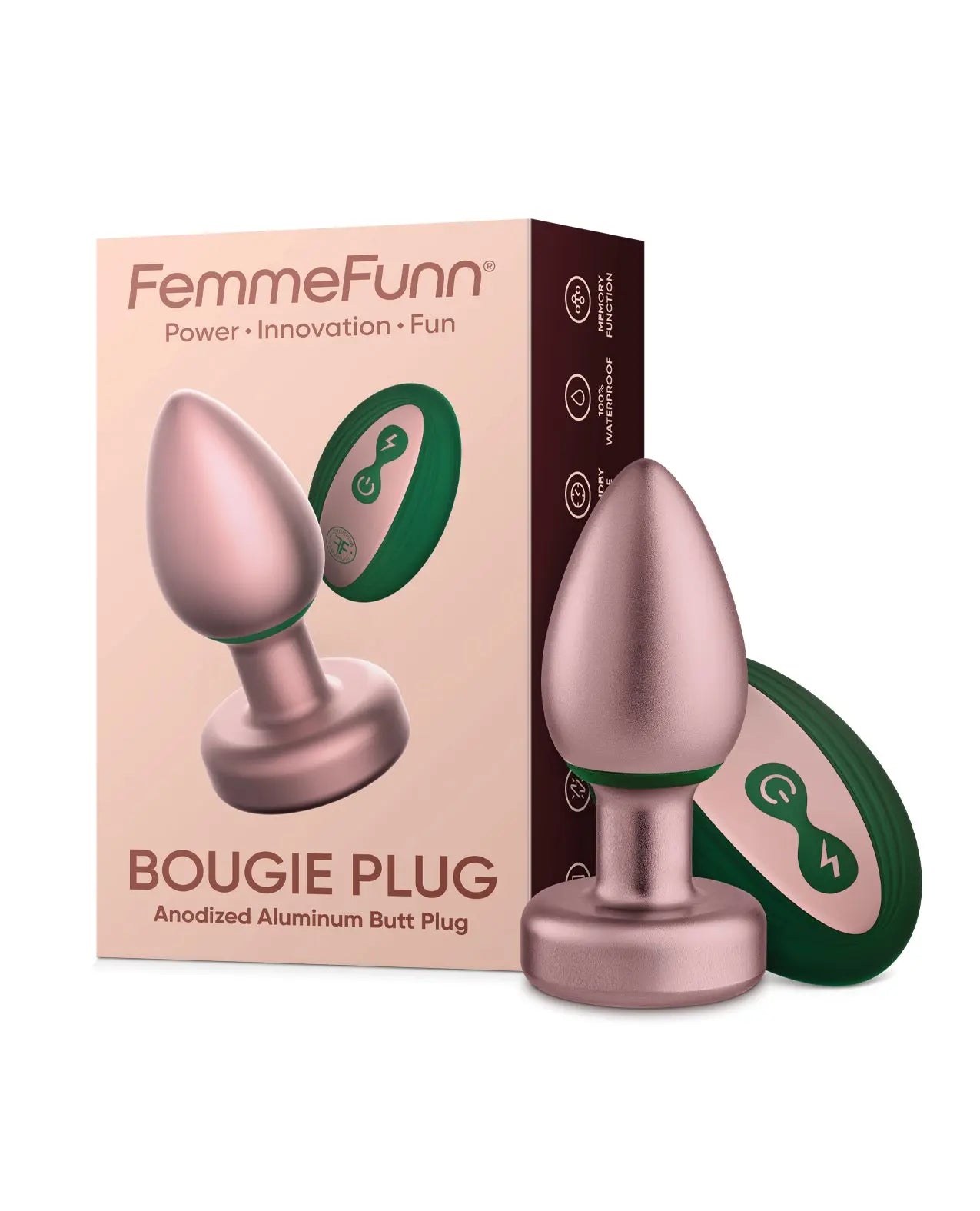 Femme Funn Bougie Plug - Rose Gold Femme Funn
