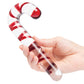 Glas 7.5" Dildo Candy Cane Dream