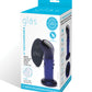 Glas 4" Rechargeable Vibrating Dotted G Spot/P Spot Plug
