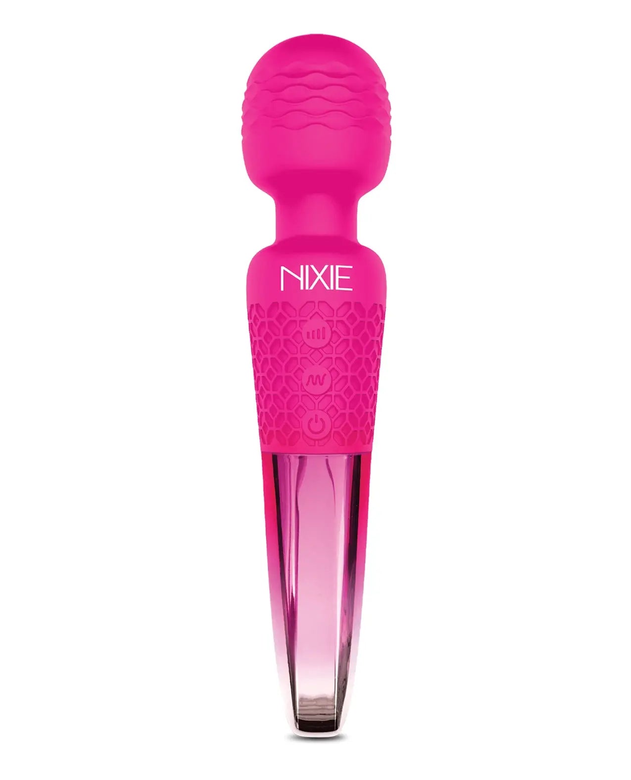 Nixie Rechargeable Wand Massager - Pink Ombre Metallic Nixie