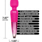 Nixie Rechargeable Wand Massager - Pink Ombre Metallic Nixie