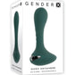 Gender X Goes Anywhere Vibrating Silicone Plug - Teal Gender X