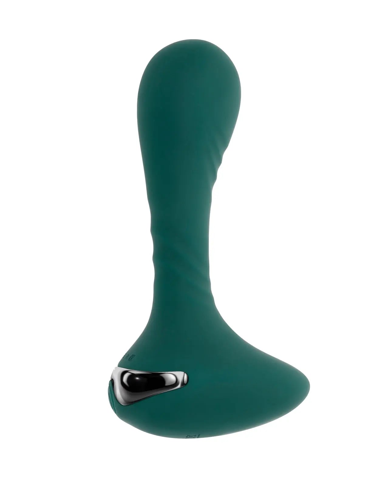 Gender X Goes Anywhere Vibrating Silicone Plug - Teal Gender X