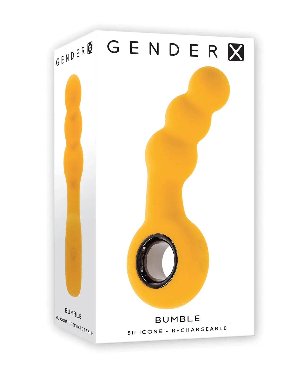 Gender X Bumble Angled Plug - Yellow Gender X